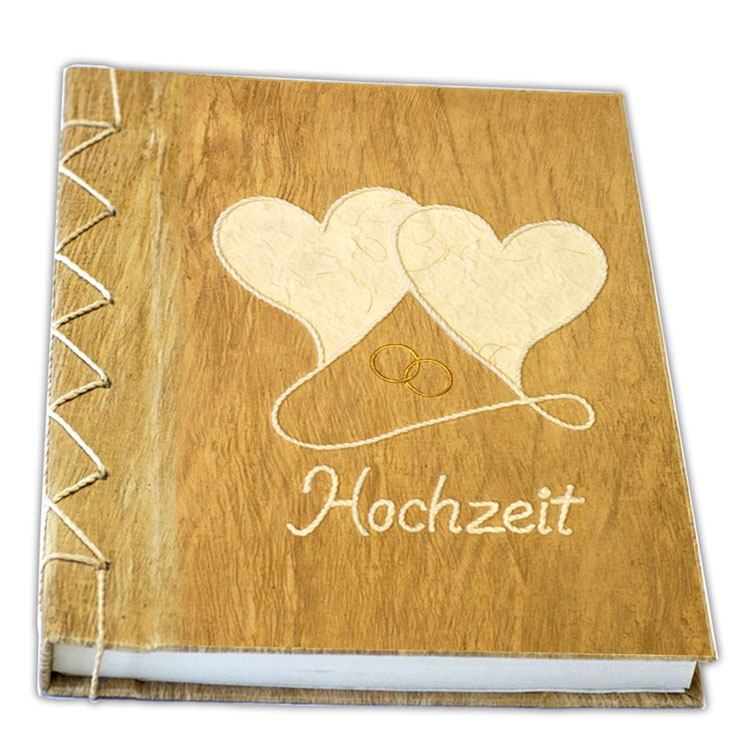 Gästebuch zur Hochzeit mit Herzen – liebe Worte von Gästen für einen gemeinsamen Lebensweg.