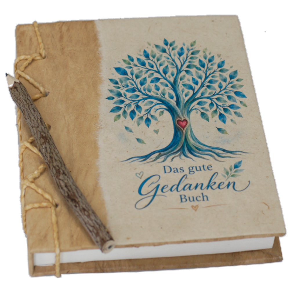 Das gute Gedanken Buch – mit Herz und Lebensbaum