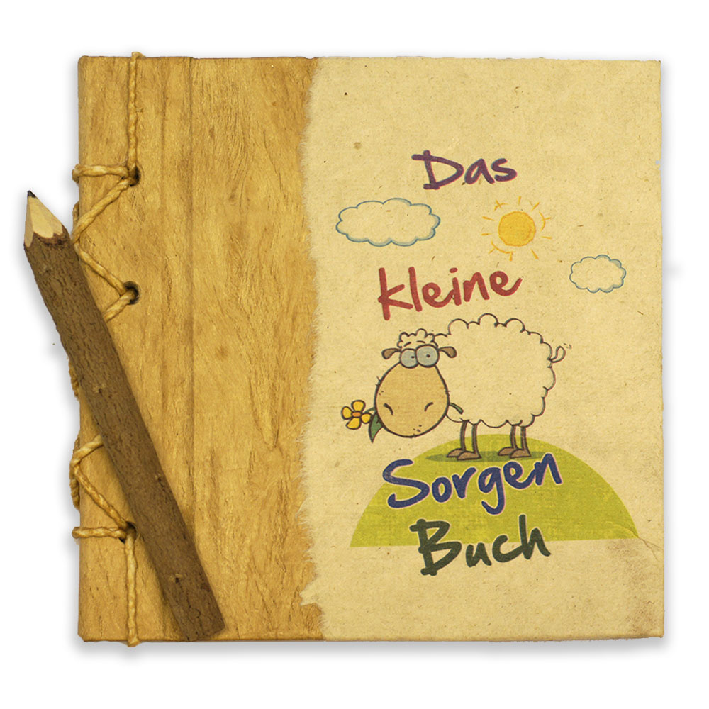 Das kleine Sorgen Buch - aufschreiben - zuklappen - durchatmen.
