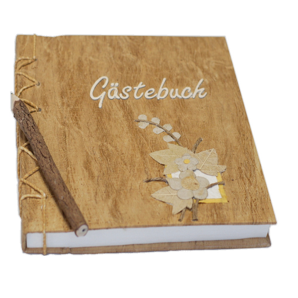 Gästebuch für jeden Anlass – mit Blumendesign