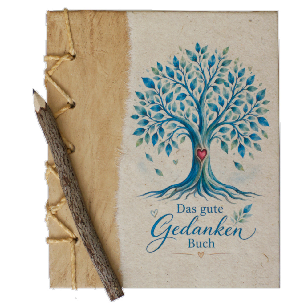 Das gute Gedanken Buch – mit Herz und Lebensbaum