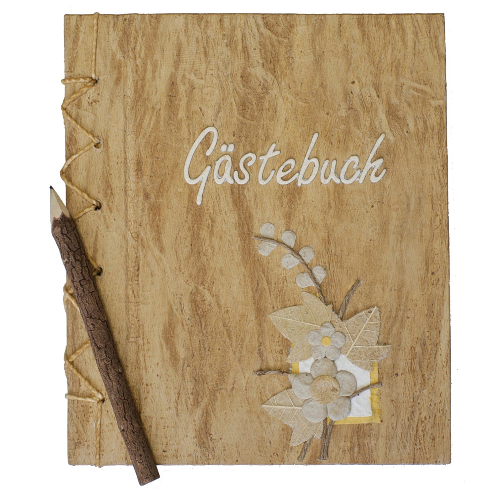 Gästebuch für jeden Anlass – mit Blumendesign